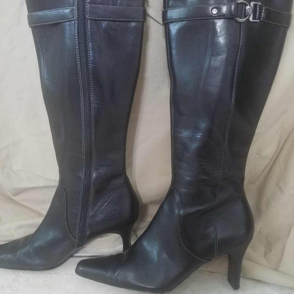 Anne Klein Black Boots